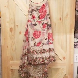 Band of Gypsies floral high low dress